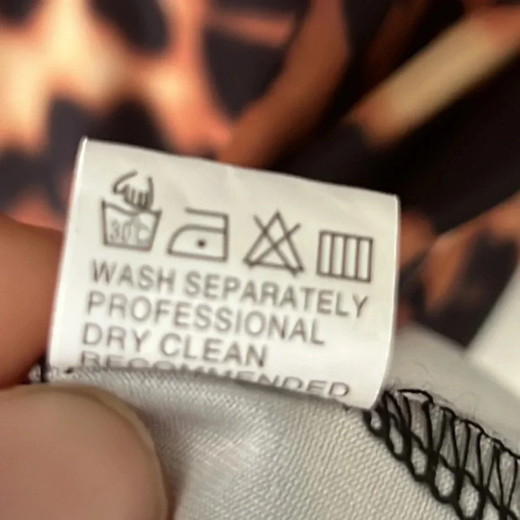 CBR ANINAL PRINT LEOPARD LONG  DRESS MAXI Y2K DRESS SIZE M - Picture 11 of 13